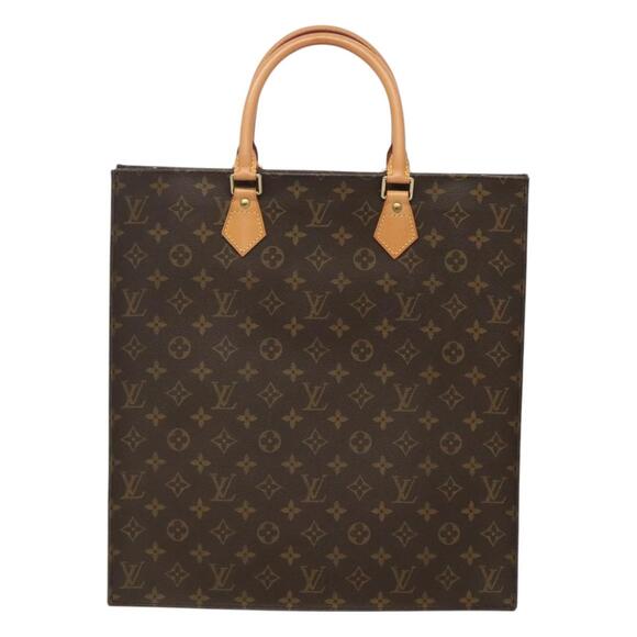 LOUIS VUITTON Monogram Sac Plat Hand Bag M51140 - Picture 13 of 16